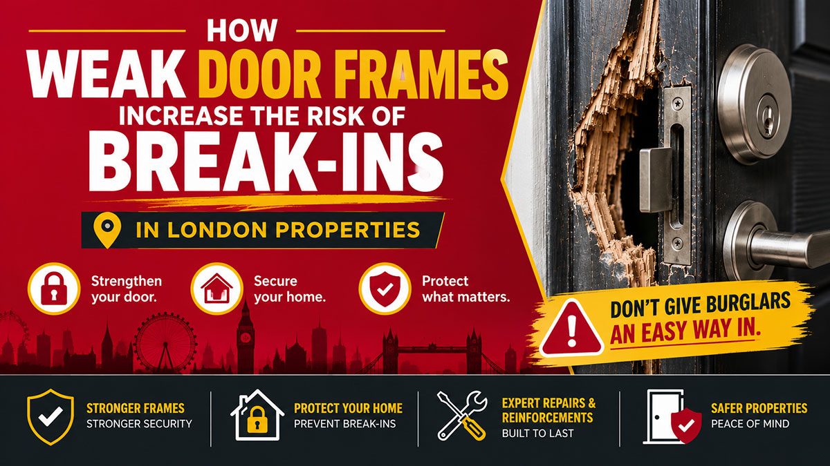 How Weak Door Frames Increase the Risk of Break-Ins in London Properties