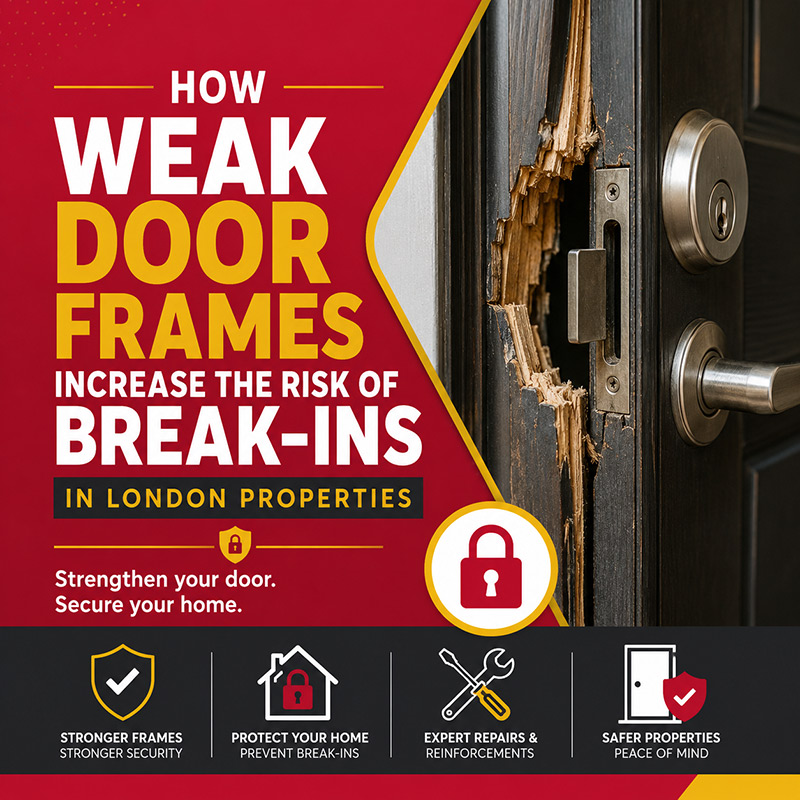 How Weak Door Frames Increase the Risk of Break-Ins in London Properties