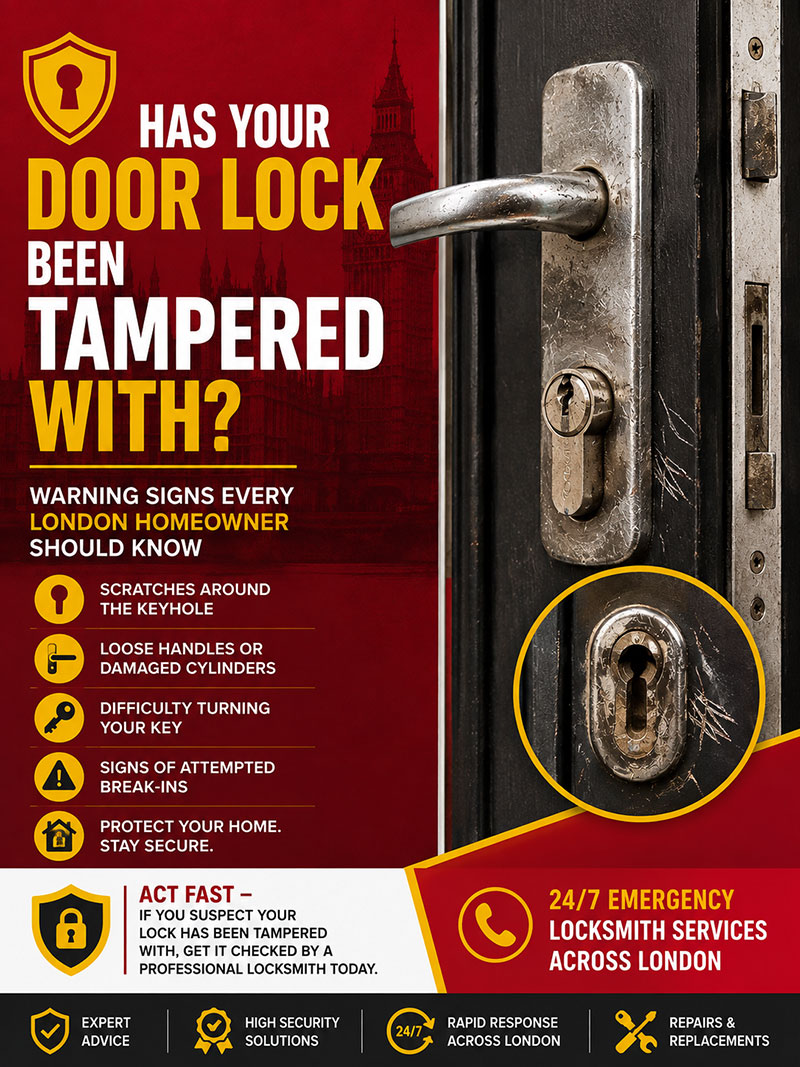 Has Your Door Lock Been Tampered With? Warning Signs for London Homeowners