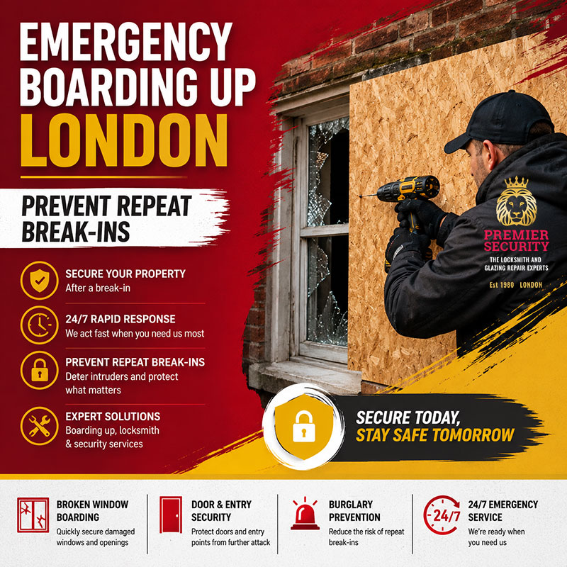 How Emergency Boarding Up Prevents Repeat Break-Ins in London