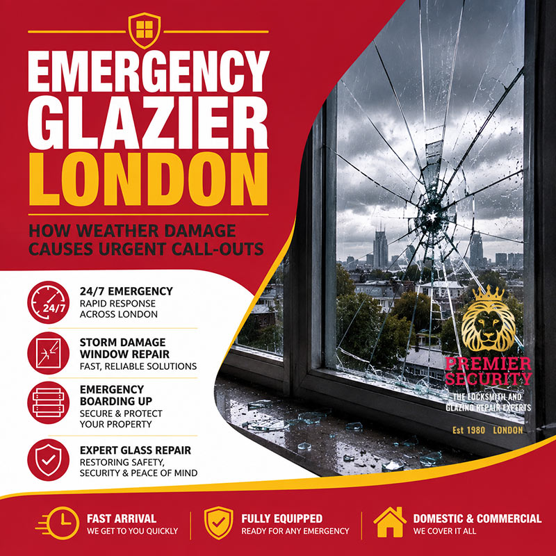 Emergency Glazier London: How Weather Damage Causes Urgent Call-Outs