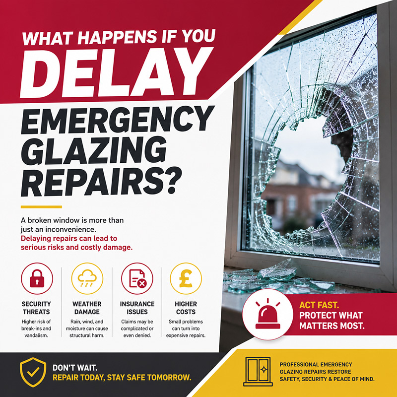 What Happens If You Delay Emergency Glazing Repairs?