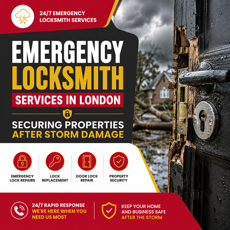 Emergency Locksmith Services in London: Securing Properties After Storm Damage