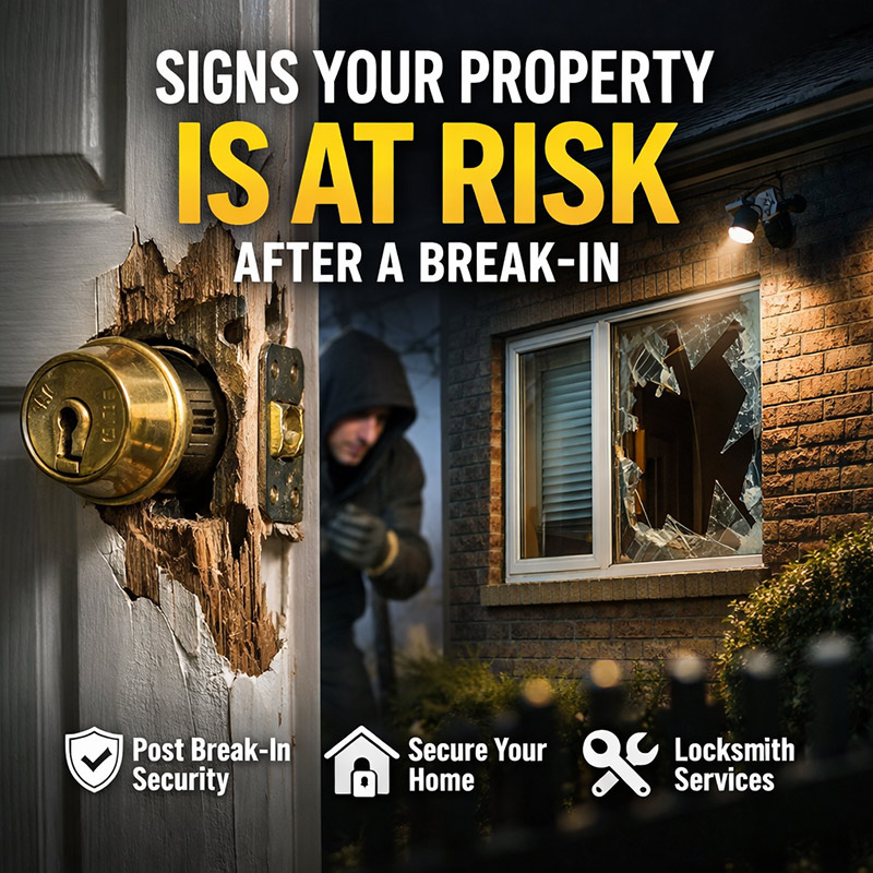 Signs Your Property Is at Risk After a Break-In